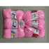 Estambre Liso Rosa Jimmy's Soft Pack 6 Bolas 50 Gr